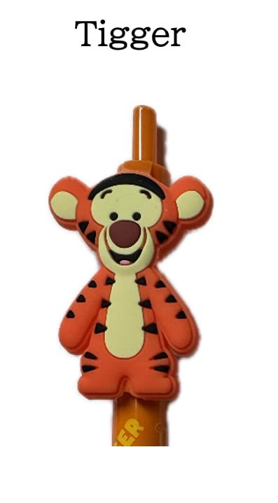 Amazon | ラバークリップ付き 0.38mm 黒 ボールペン ティガー